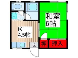 荒川ハイツの物件間取画像